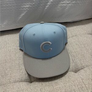 Light Blue and Gray Chicago Cubs Hat